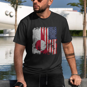 Greenland USA Flag - Half American T-Shirt