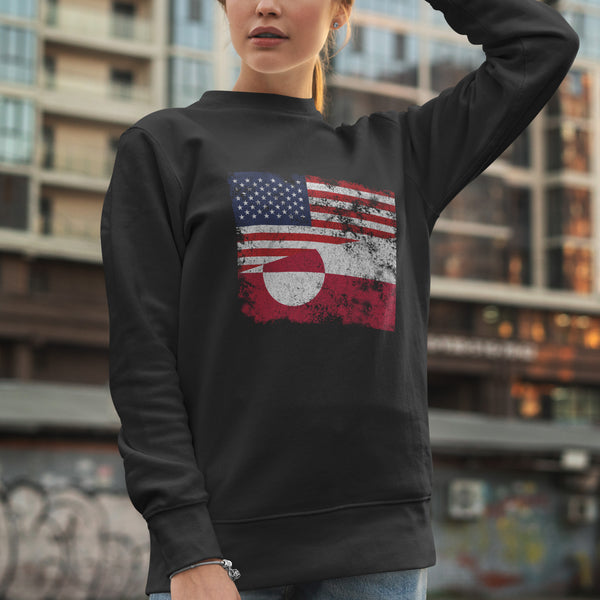 Greenland USA Flag Sweatshirt