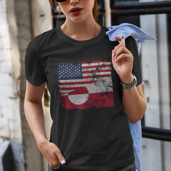 Greenland USA Flag T-Shirt