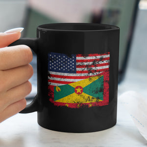 Grenada USA Flag Mug