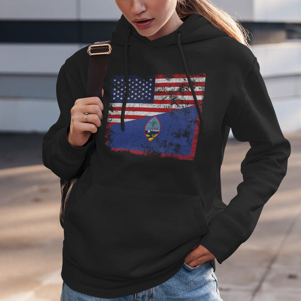 Guam USA Flag Hoodie