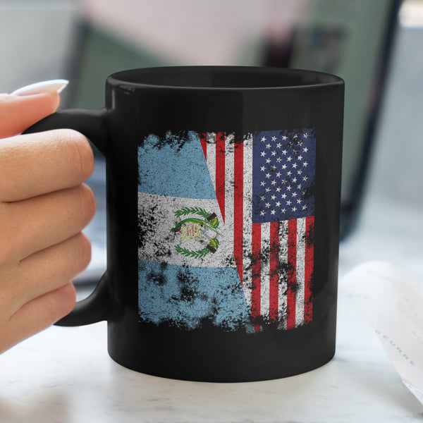 Guatemala USA Flag - Half American Mug