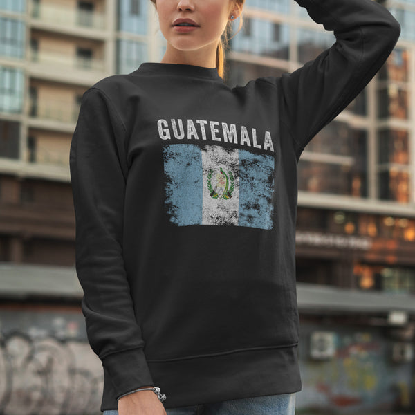 Guatemala Flag Vintage - Guatemalan Flag Sweatshirt