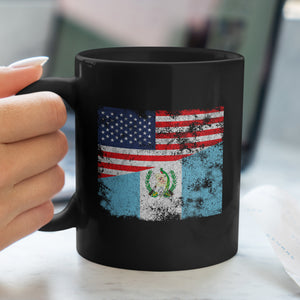 Guatemala USA Flag Mug