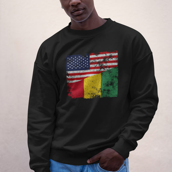 Guinea USA Flag Sweatshirt
