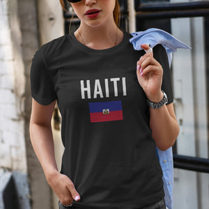 Áo thun hình cờ Haiti