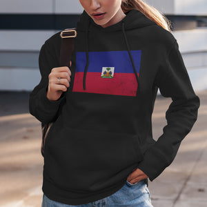 Haiti Flag Hoodie