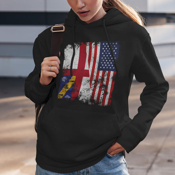 Herm USA Flag - Half American Hoodie