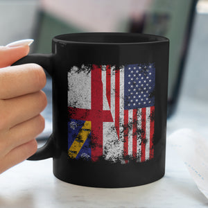 Herm USA Flag - Half American Mug