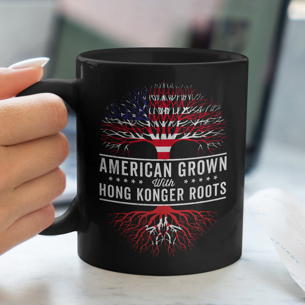 American Grown Hong Konger Roots Flag Mug
