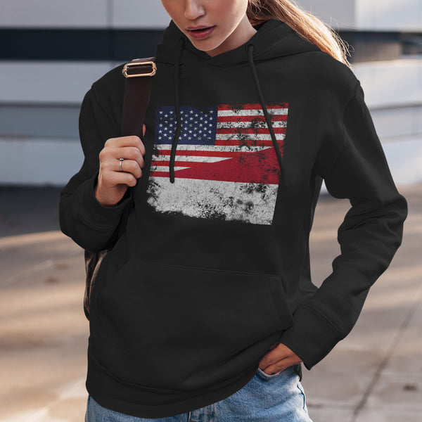 Indonesia USA Flag Hoodie