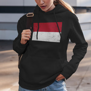 Indonesia Flag Hoodie