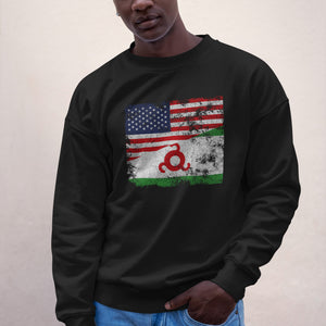Ingushetia USA Flag Sweatshirt
