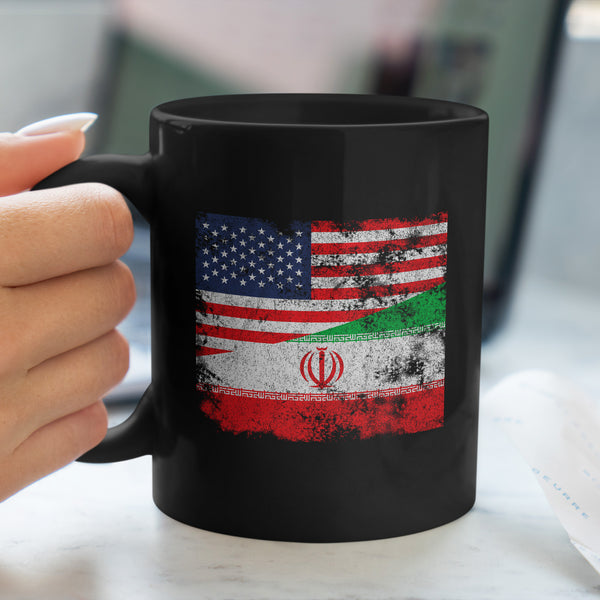 Iran USA Flag Mug