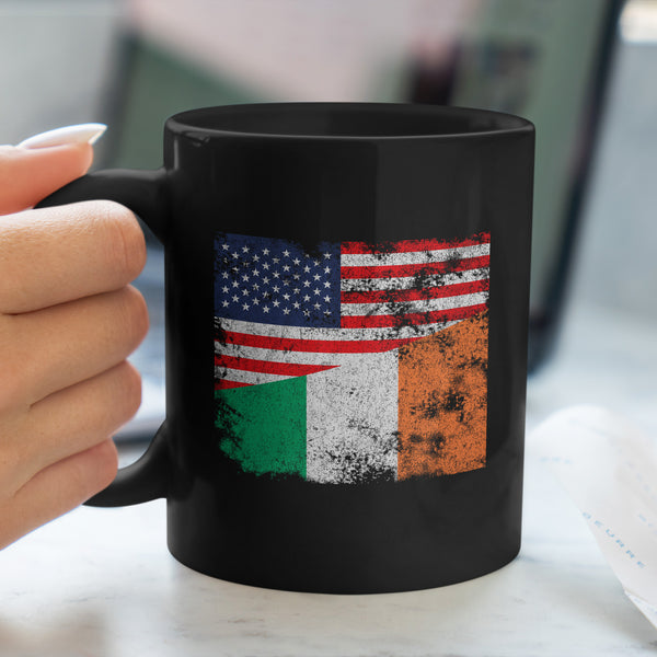 Ireland USA Flag Mug
