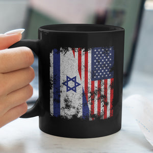 Israel USA Flag - Half American Mug