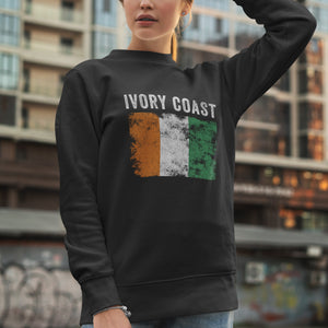 Ivory Coast Flag Sweatshirt