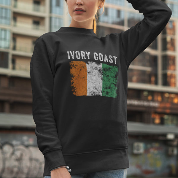 Ivory Coast Flag Sweatshirt
