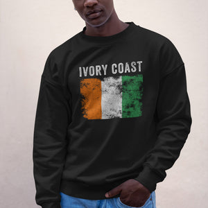 Ivory Coast Flag Sweatshirt
