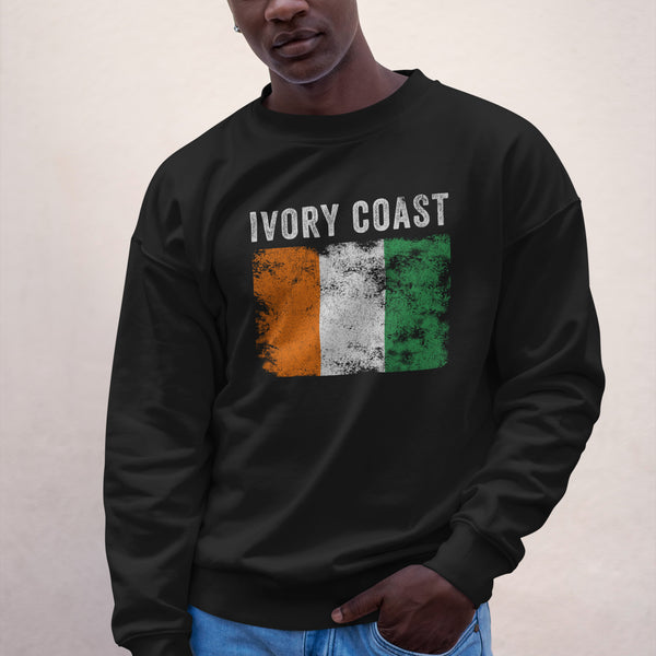 Ivory Coast Flag Sweatshirt