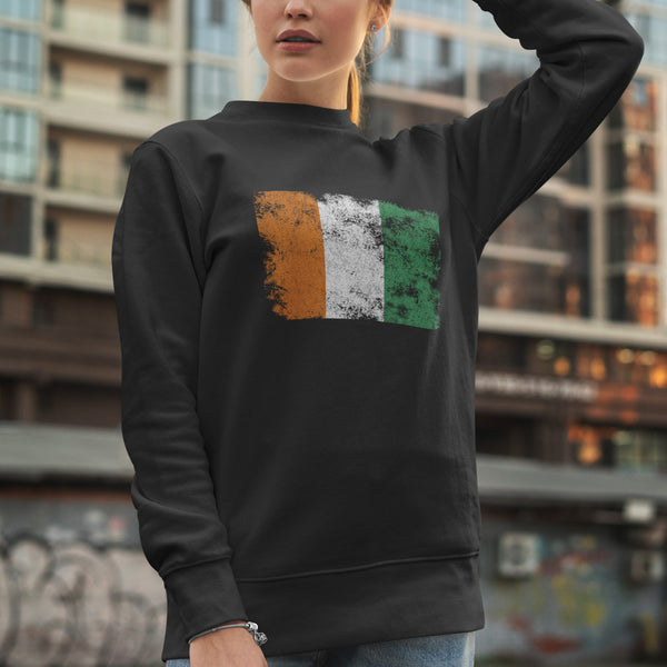 Ivory Coast Flag Sweatshirt