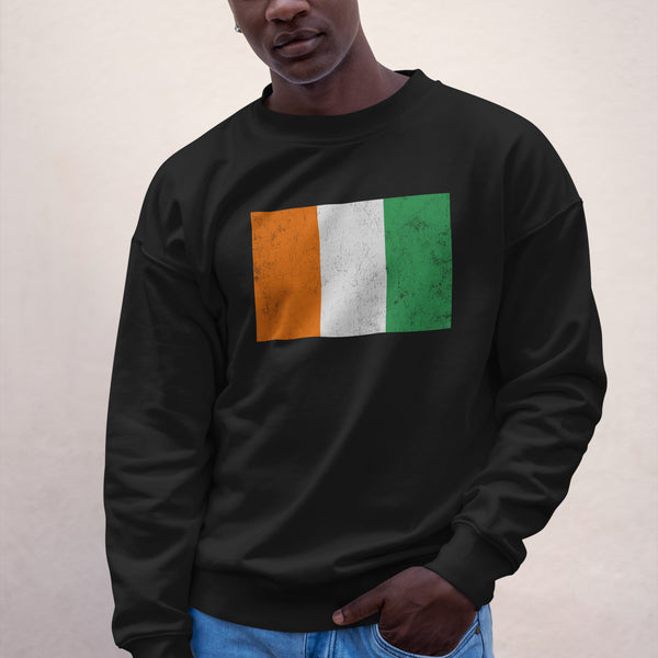 Ivory Coast Flag Sweatshirt