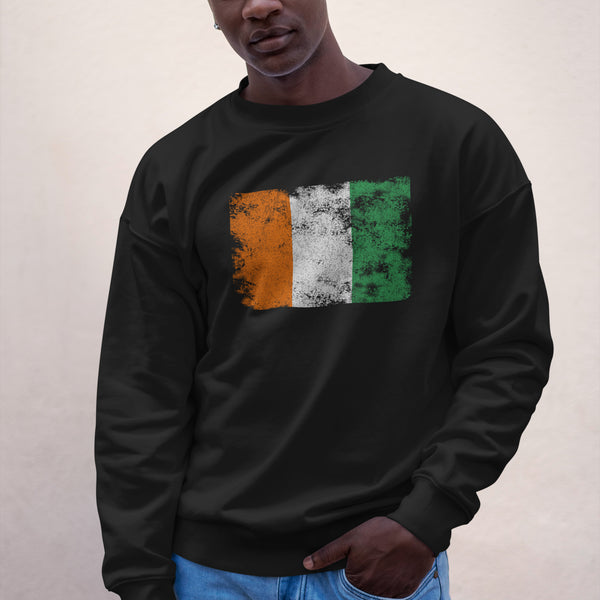 Ivory Coast Flag Sweatshirt