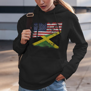 Jamaica USA Flag Hoodie