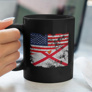 Jersey USA Flag Mug