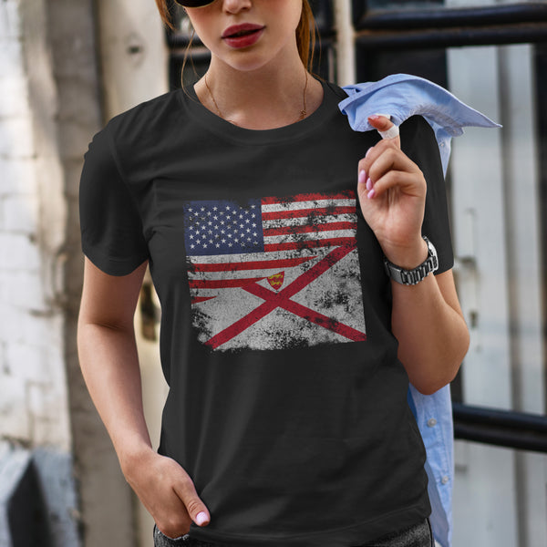 Jersey USA Flag T-Shirt