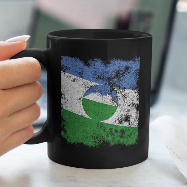 Kabardino Balkaria Flag - Distressed Flag Mug