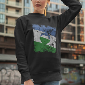 Kabardino Balkaria Flag Sweatshirt Black / S
