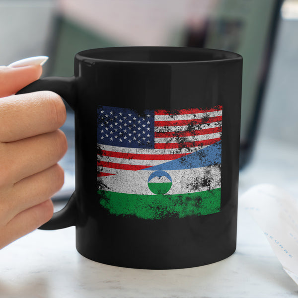 Kabardino Balkaria USA Flag Mug