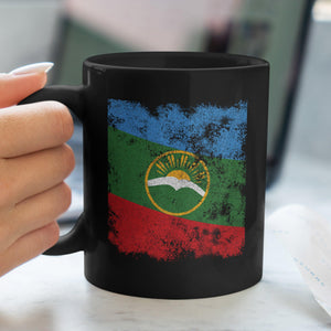 Karachay Cherkessia Flag - Distressed Flag Mug