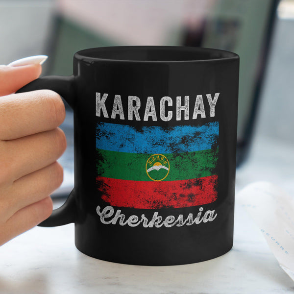 Karachay Cherkessia Flag Mug