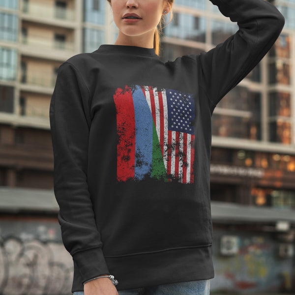 Karelia USA Flag - Half American Sweatshirt