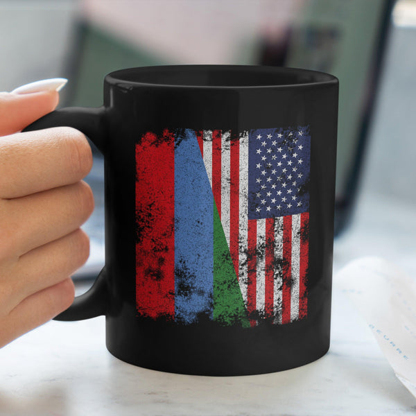 Karelia USA Flag - Half American Mug