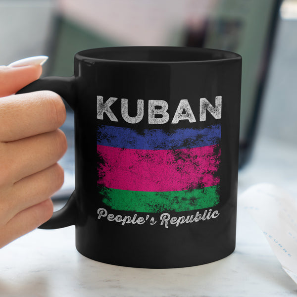 Kuban People's Republic Flag Distressed Mug