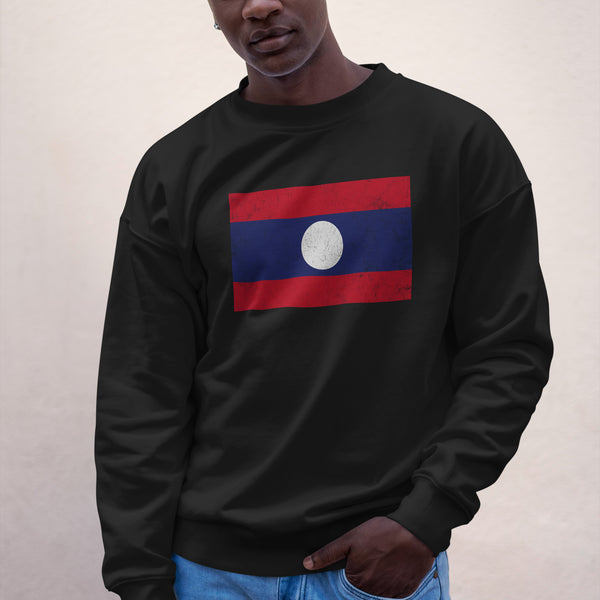 Laos Flag Sweatshirt