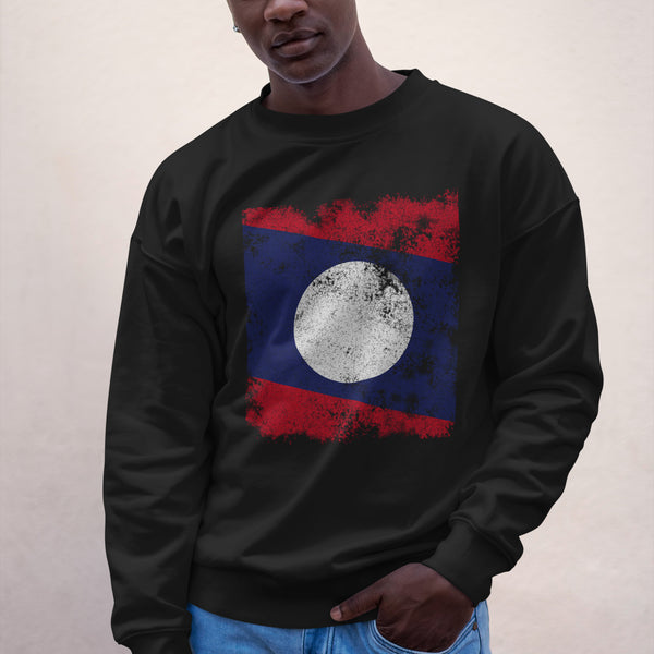 Laos Flag Sweatshirt