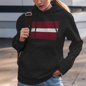 Latvia Flag Hoodie