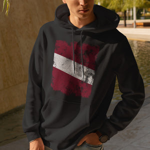 Latvia Flag Hoodie