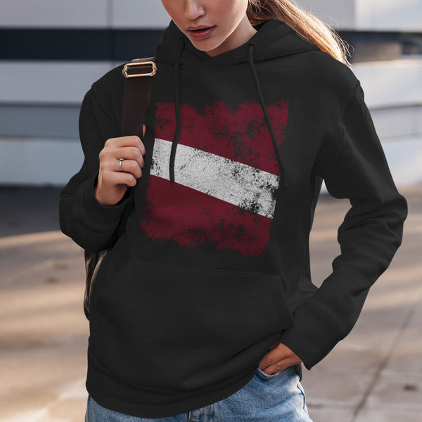 Latvia Flag Hoodie