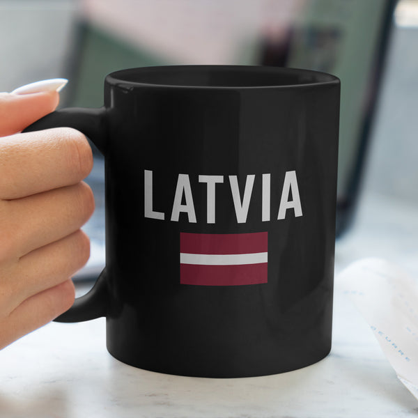 Latvia Flag Mug