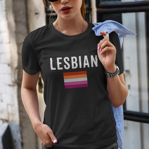 Lesbian Flag - LGBT+ T-Shirt