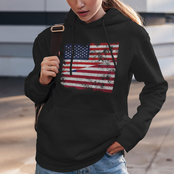 Liberia USA Flag Hoodie