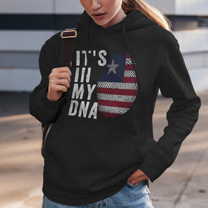 It's In My DNA - Liberia Flag Hoodie