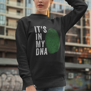 It's In My DNA - Libya 1977-2011 Flag Sweatshirt Black / S