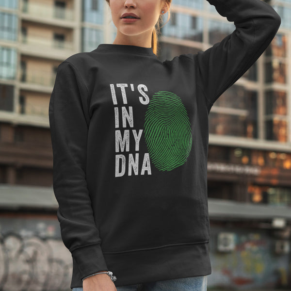 It's In My DNA - Libya 1977-2011 Flag Sweatshirt Black / S