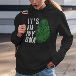 It's In My DNA - Libya 1977-2011 Flag Hoodie Black / S